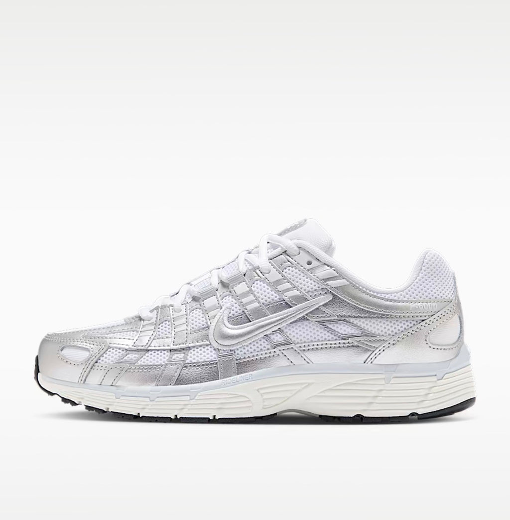 Nike P-6000 – Metallic Silver / White