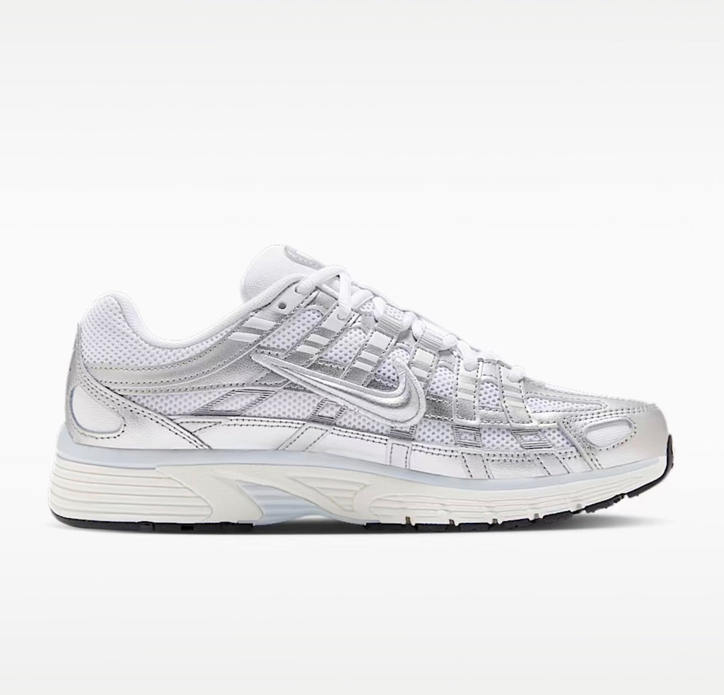 Nike P-6000 – Metallic Silver / White