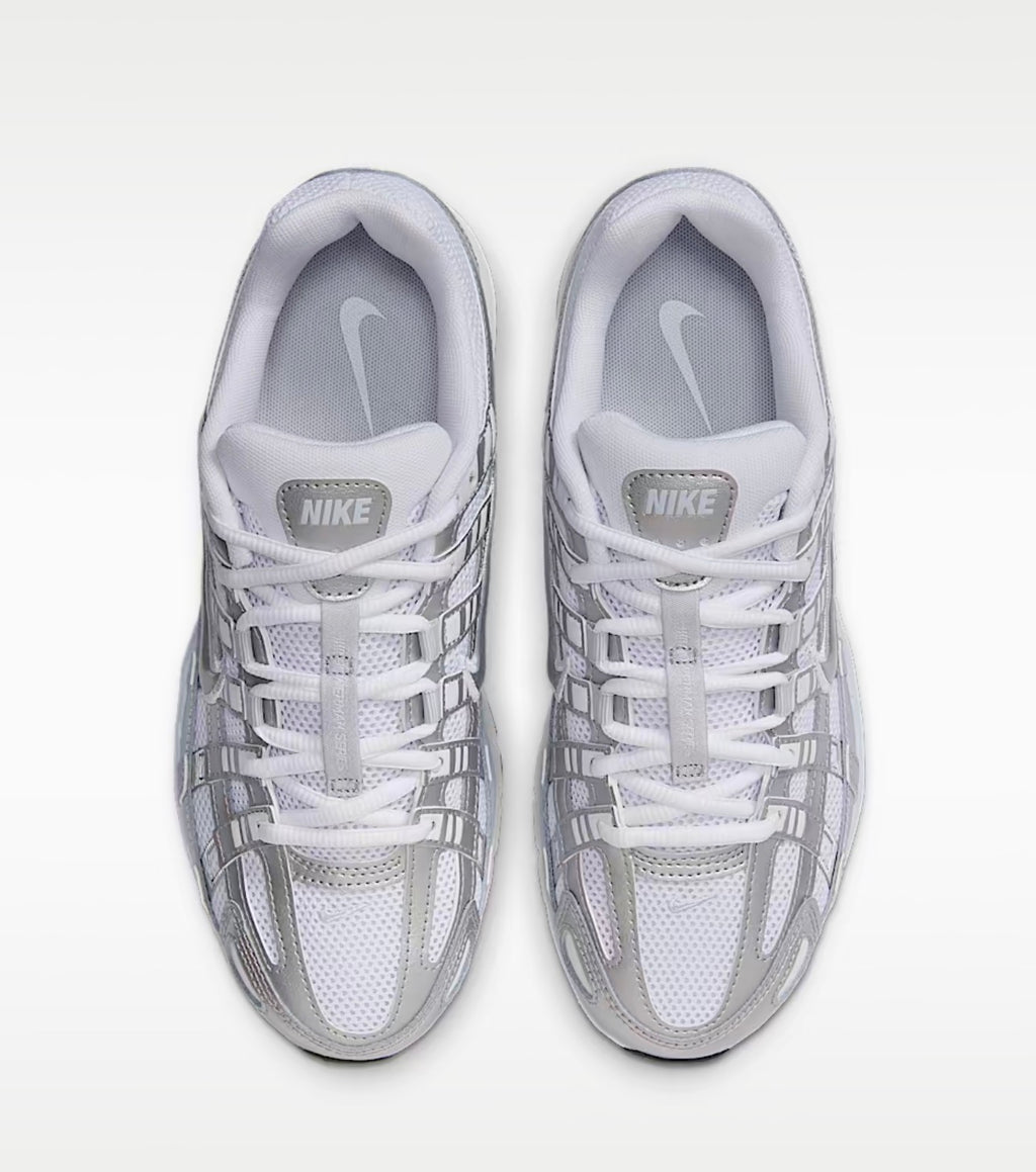 Nike P-6000 – Metallic Silver / White