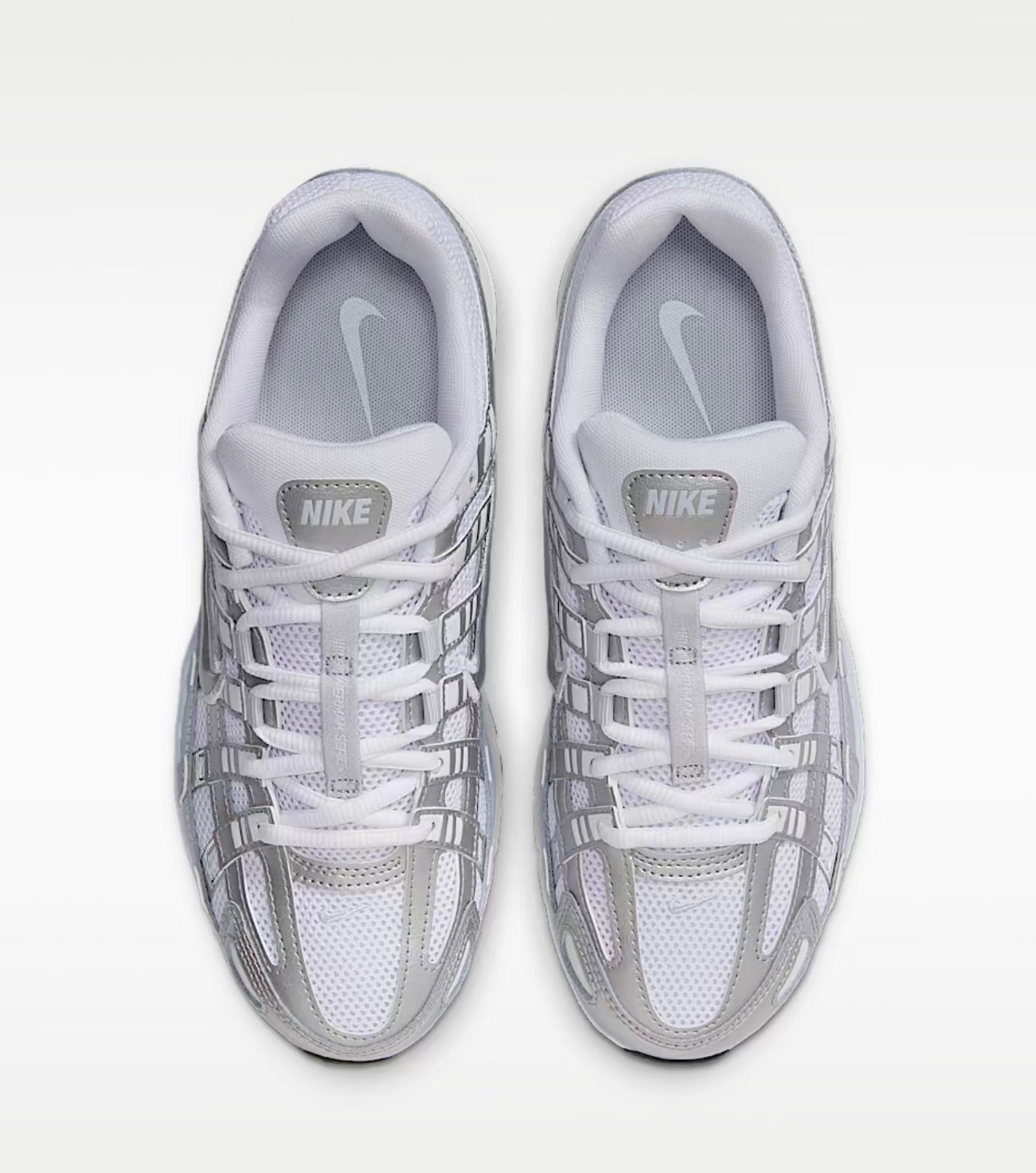 Nike P-6000 – Metallic Silver / White