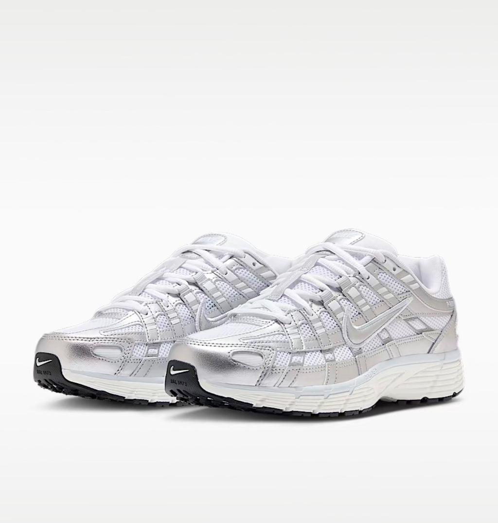 Nike P-6000 – Metallic Silver / White