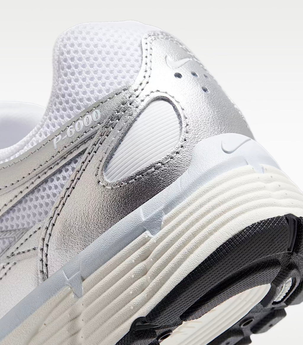 Nike P-6000 – Metallic Silver / White