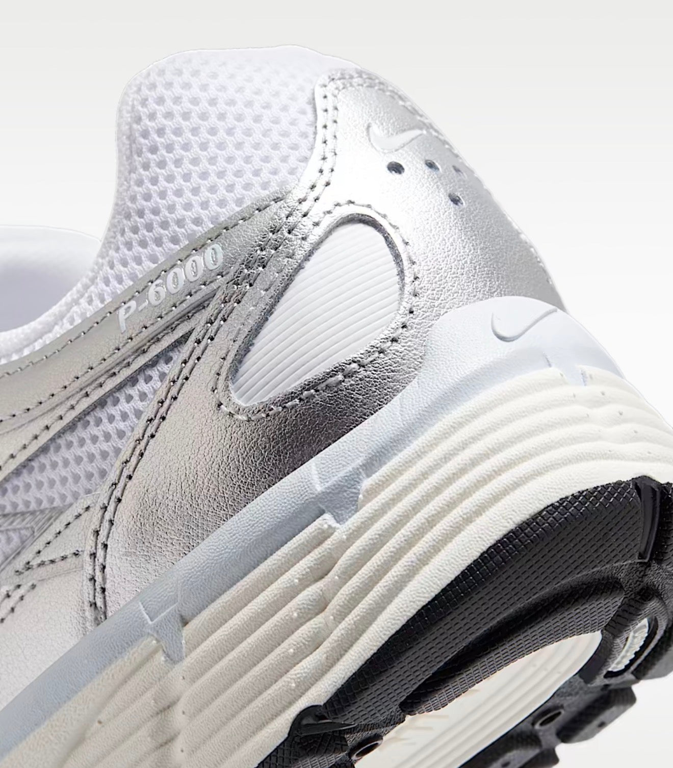 Nike P-6000 – Metallic Silver / White