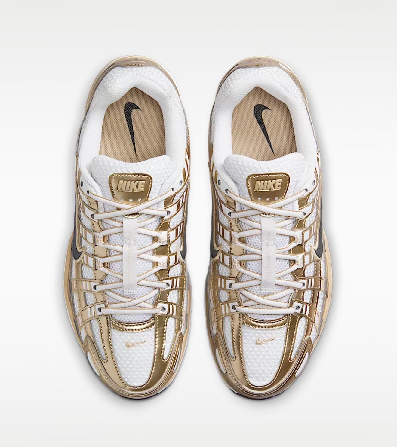Nike P-6000 – Metallic Gold / White