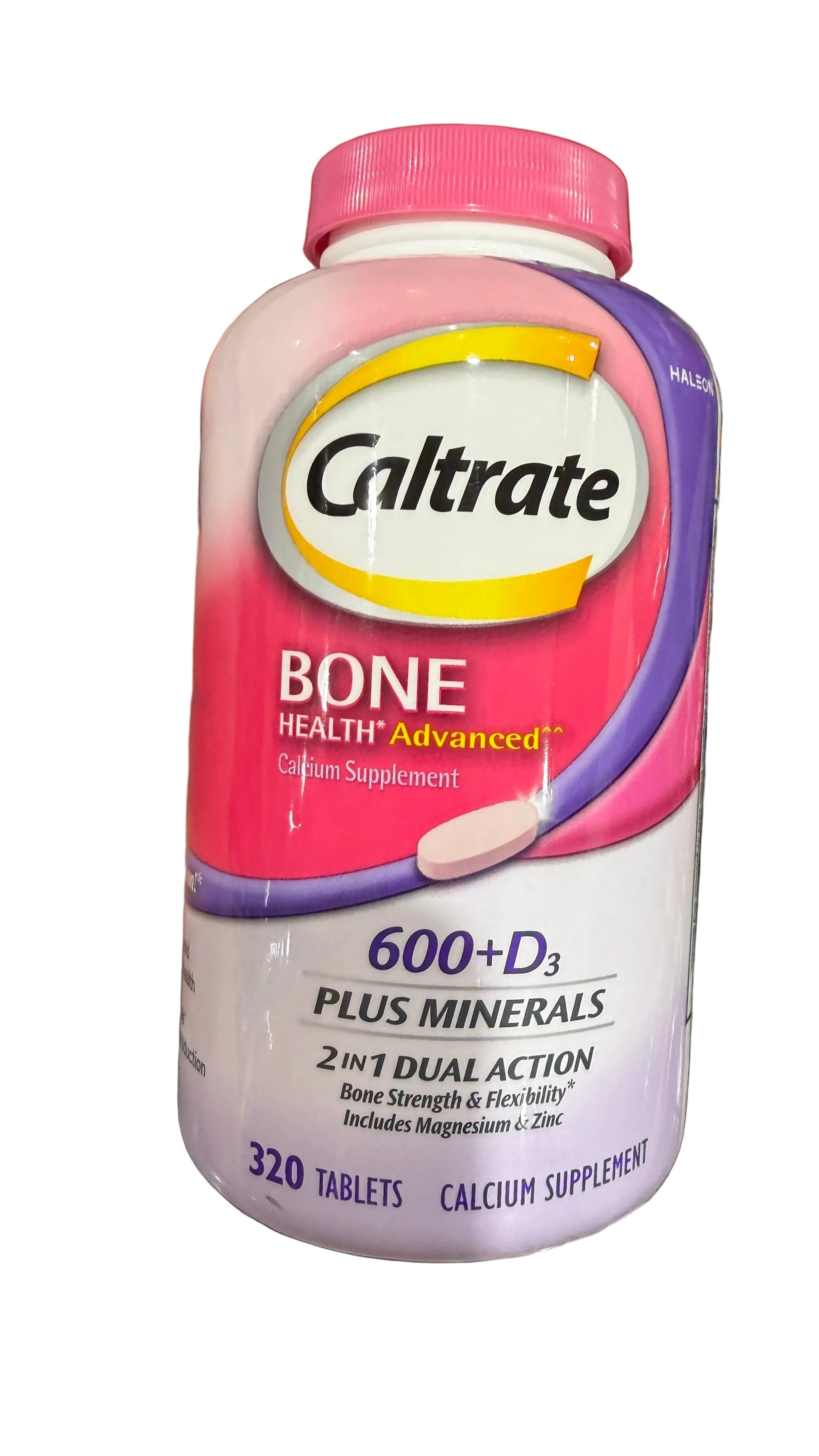Caltrate Bone 600+D3 Calcium Supplement (320 Tablets)