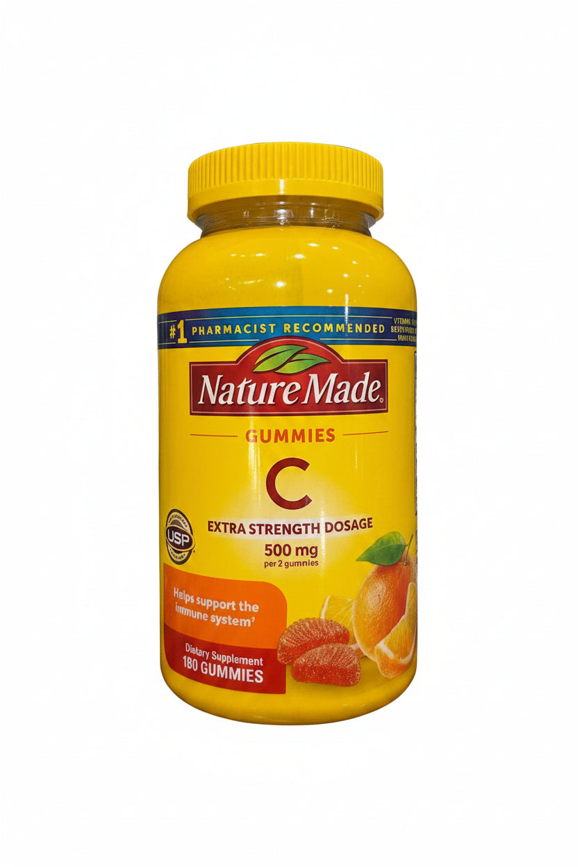 Nature Made Gummies C Extra Strength 500mg (180 Gummies)