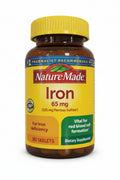 Nature Made Iron 65mg (325mg Ferrous Sulfate) – 365 Tablets